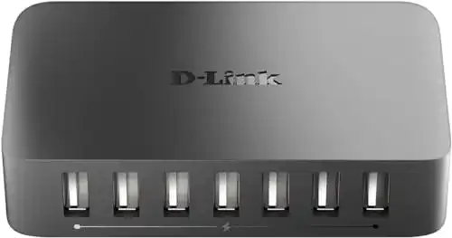 USB-Hub mit Netzteil D-Link DUB-H7 7-Port USB 2.0 Hub