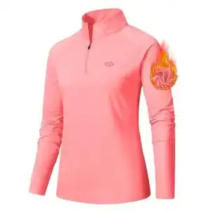 Skipullover Damen AjezMax Damen Sportshirt Langarm 1/4