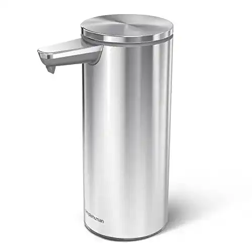 Seifenspender Edelstahl simplehuman, 266ml, wiederaufladbar