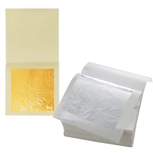Blattgold essbar VGSEBA essbar 24K echtes reines Blattgold