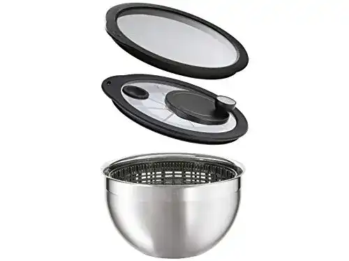 Salatschleuder Edelstahl Rösle RÖSLE Salatschleuder, 24 cm