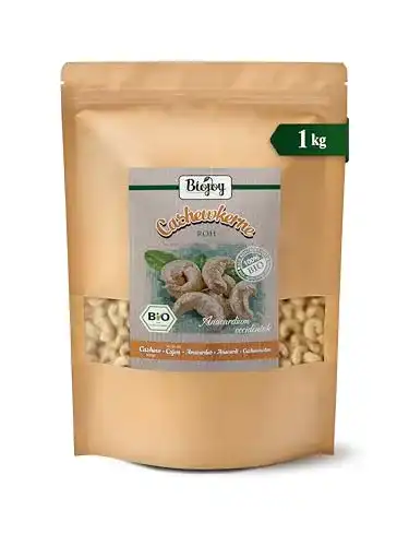Cashewkerne Biojoy BIO-, ganze Cashew-Nüsse, roh (1 kg)