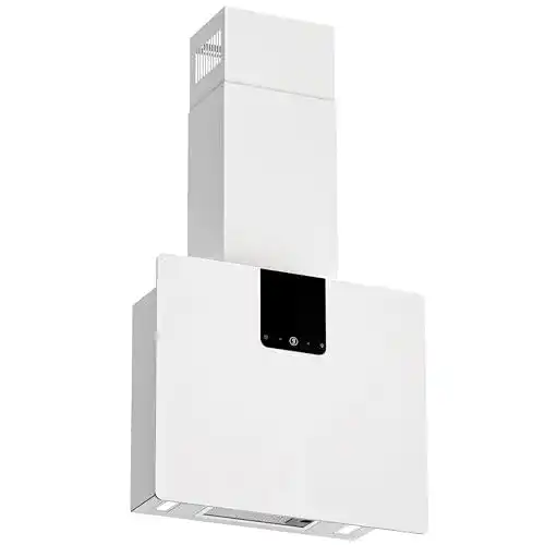 Dunstabzugshaube Weiß 60 cm FIREGAS Kochfeldabdeckung