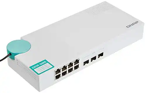 10-GB-Switch Qnap Qsw-308S-US 10-GbE Switch mit 3-Port 10G