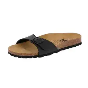 Pantoletten Damen Lico BIOLINE ONCE Pantoletten, Schwarz, 36 EU