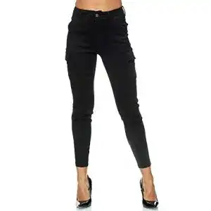 Cargohose Damen Elara Cargo Slim Fit Denim Chunkyrayan