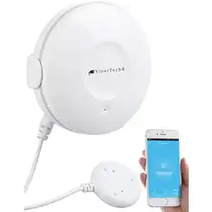 Wassermelder WLAN VisorTech Wassersensor: WLAN-Wassermelder