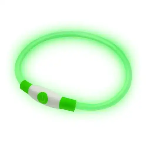 Leuchthalsband Hund PetSol LED Leuchthalsband, USB Aufladbar