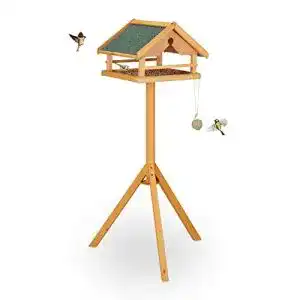 Vogelhaus mit Ständer Relaxdays, mit Ständer, groß, wetterfest