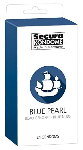 Kondome mit Noppen Secura Black Pearl 24er Kondome