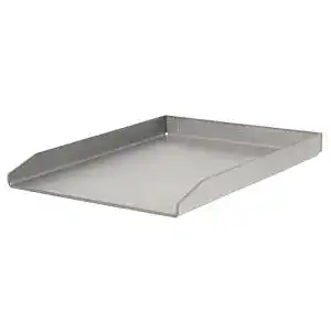 Plancha-Grillplatte BBQ-Toro Edelstahl Grillplatte 30 x 40 cm