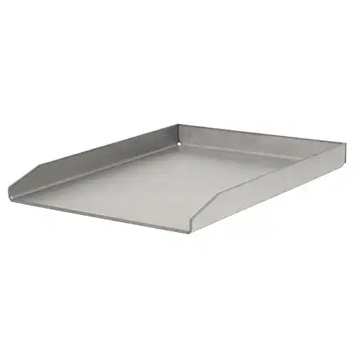 Plancha-Grillplatte BBQ-Toro Edelstahl Grillplatte 30 x 40 cm