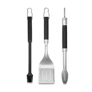 Weber-Grillbesteck Weber 6764 Premium Grillbesteck 3-teilig