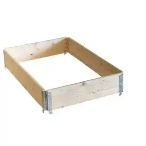 Palettenrahmen DTZ Aufsatzrahmen Hochbeet 120x80x20 cm