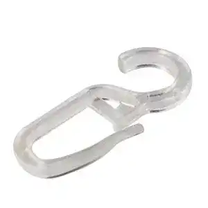 Gardinenhaken DELFRA 100 Überklipshaken 10mm glasklar