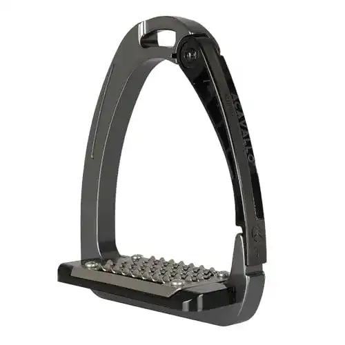 Sicherheitssteigbügel Acavallo Unisex Titanium Arena , 12 cm