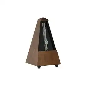 Metronom Wittner Taktell Pyramidenform Holzgehäuse mit Glocke