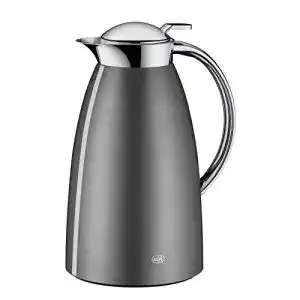 Isolierkanne 1 Liter alfi Thermoskanne Gusto, Edelstahl grau