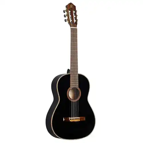 Konzertgitarre Ortega Guitars schwarze 4/4-Größe, Family Series