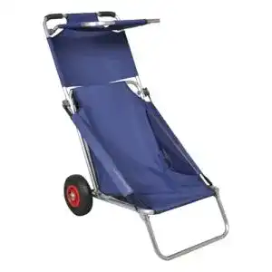 Strandstuhl vidaXL Strandwagen Klappbar Transportwagen