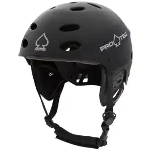 Wakeboard-Helm Pro-Tec Helm Ace Wake, Schwarz (Rubber Black)