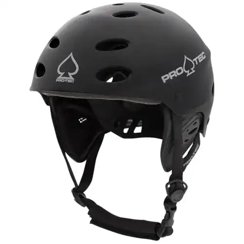 Wakeboard-Helm Pro-Tec Helm Ace Wake, Schwarz (Rubber Black)