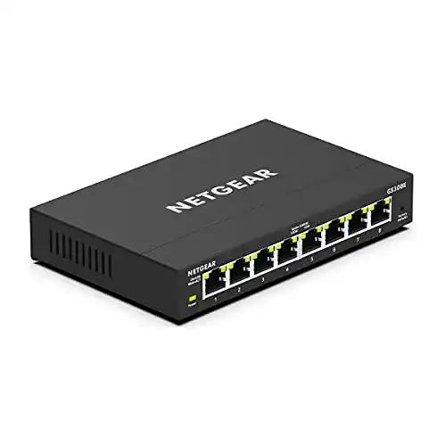 Die beste Netgear-Switch Netgear GS308E Managed Switch 8 Port Gigabit 2026 Test Bestseller Netgear-Switch Netgear GS308E Managed Switch 8 Port Gigabit