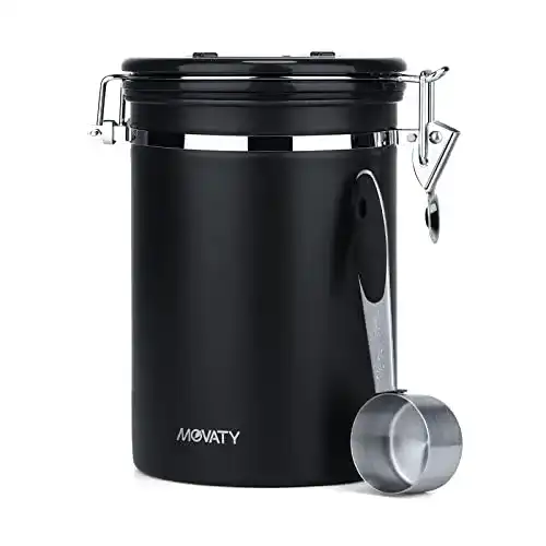 Kaffeedosen Movaty Kaffeedose, 1,8L/700g, Edelstahl