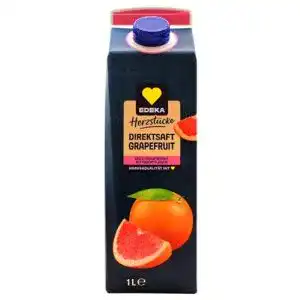 Grapefruitsaft Edeka Grapefruit Direktsaft mit Fruchtfleisch, 8er Pack