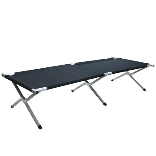 Feldbett Kronenburg XXL, Campingbett 210 cm x 72 cm x 45 cm