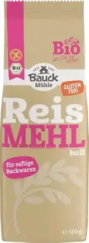 Reismehl Bauckhof hell glutenfrei Bio (6 x 500 gr)