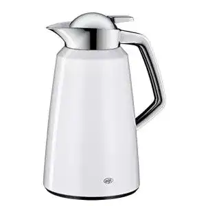alfi-Isolierkanne alfi Vito, Thermoskanne Metall weiß 1L