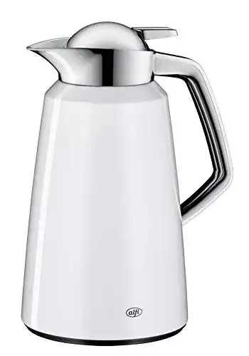 alfi-Isolierkanne alfi Vito, Thermoskanne Metall weiß 1L