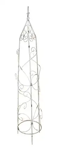 Rosenobelisk Decoline Metall Rankhilfe Obelisk 1 Stück – M