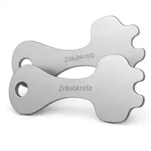 Einkaufswagenlöser Zrilubkrelz ® 2 aus Metall 2er Pack