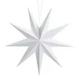 Faltstern AdoN 3 Pcs Weihnachten, 30 cm 9 Zacken Papiersterne