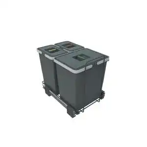 Mülleimer Küche ELLETIPI Ecofil PF01 34B1 ausziehbar für Base