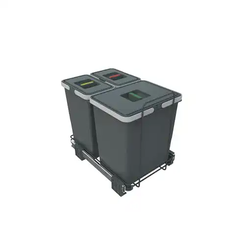 Mülleimer Küche ELLETIPI Ecofil PF01 34B1 ausziehbar für Base