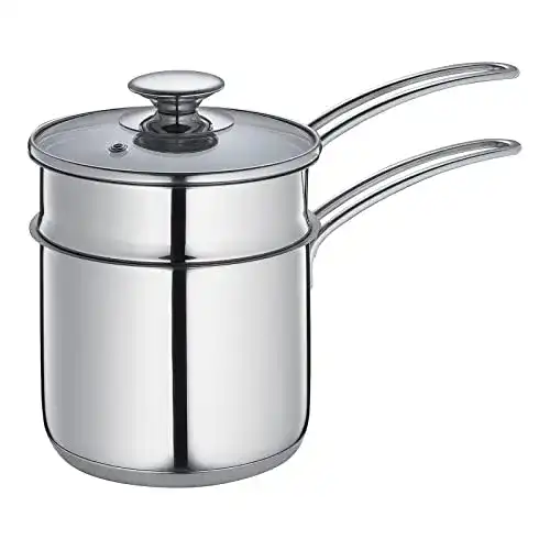 Die beste Simmertopf Küchenprofi, Edelstahl, Silber, 14 cm 2026 Test Bestseller Simmertopf Küchenprofi, Edelstahl, Silber, 14 cm