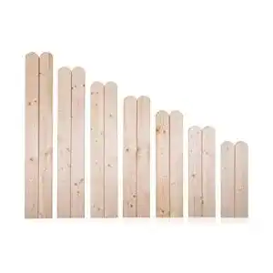 Zaunlatten AZZAP 100cm 15 Stück Holzzaun Holz Zaun Brett