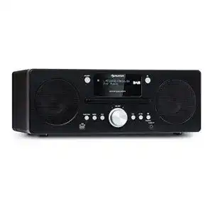 DAB-Radio mit Fernbedienung auna tragbares Radio, mit CD