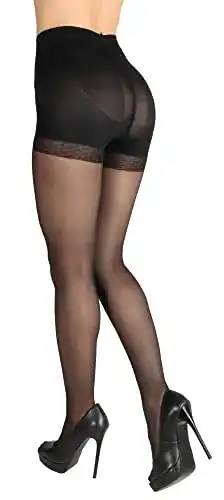 Feinstrumpfhose BANANALU Bauch Bein Po Strumpfhose 20 Den