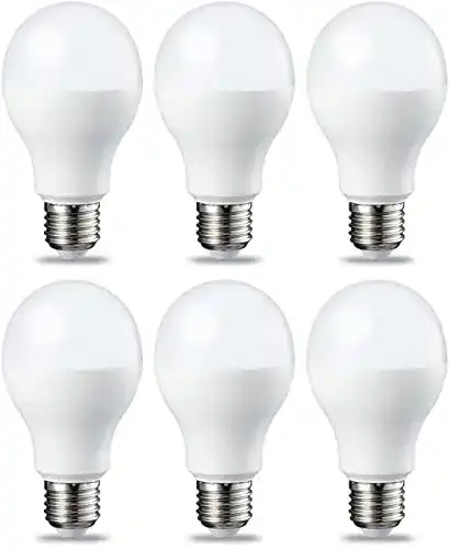 LED-Lampen (E27, GU10, E14) Amazon Basics, E27, 14 W, 6 Stück