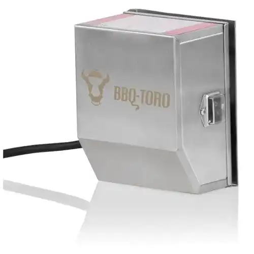 Grillmotor BBQ-Toro Edelstahl für Grillspieß | 220-240V | bis 4 kg