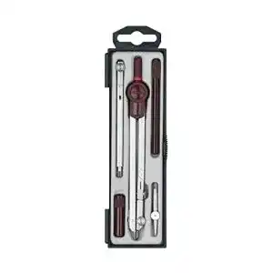 Zirkel rOtring S0214390 Centro Universal-Set, Mattvernickelt