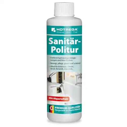 Chrom-Politur HOTREGA Sanitär-Politur 250 ml, Abperleffekt