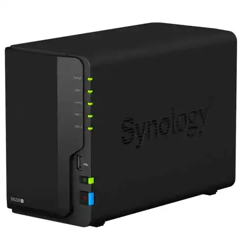Externe Festplatte (12TB) Synology DS220+ 12TB 2 Bay Desktop