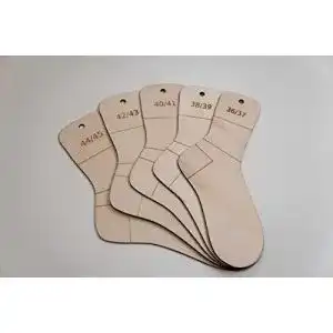 Sockenbretter Selfmade Set 36-45 Sockenspanner Strickhilfe