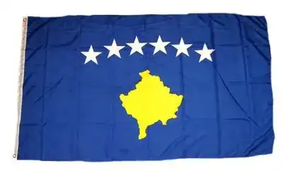 Kosovo-Flagge Import Fahne/Flagge Republik Kosovo 90 x 150 cm