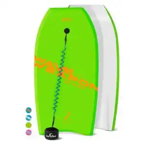 Bodyboard OWN THE WAVE -Set mit EPS-Kern HDPE-Unterseite